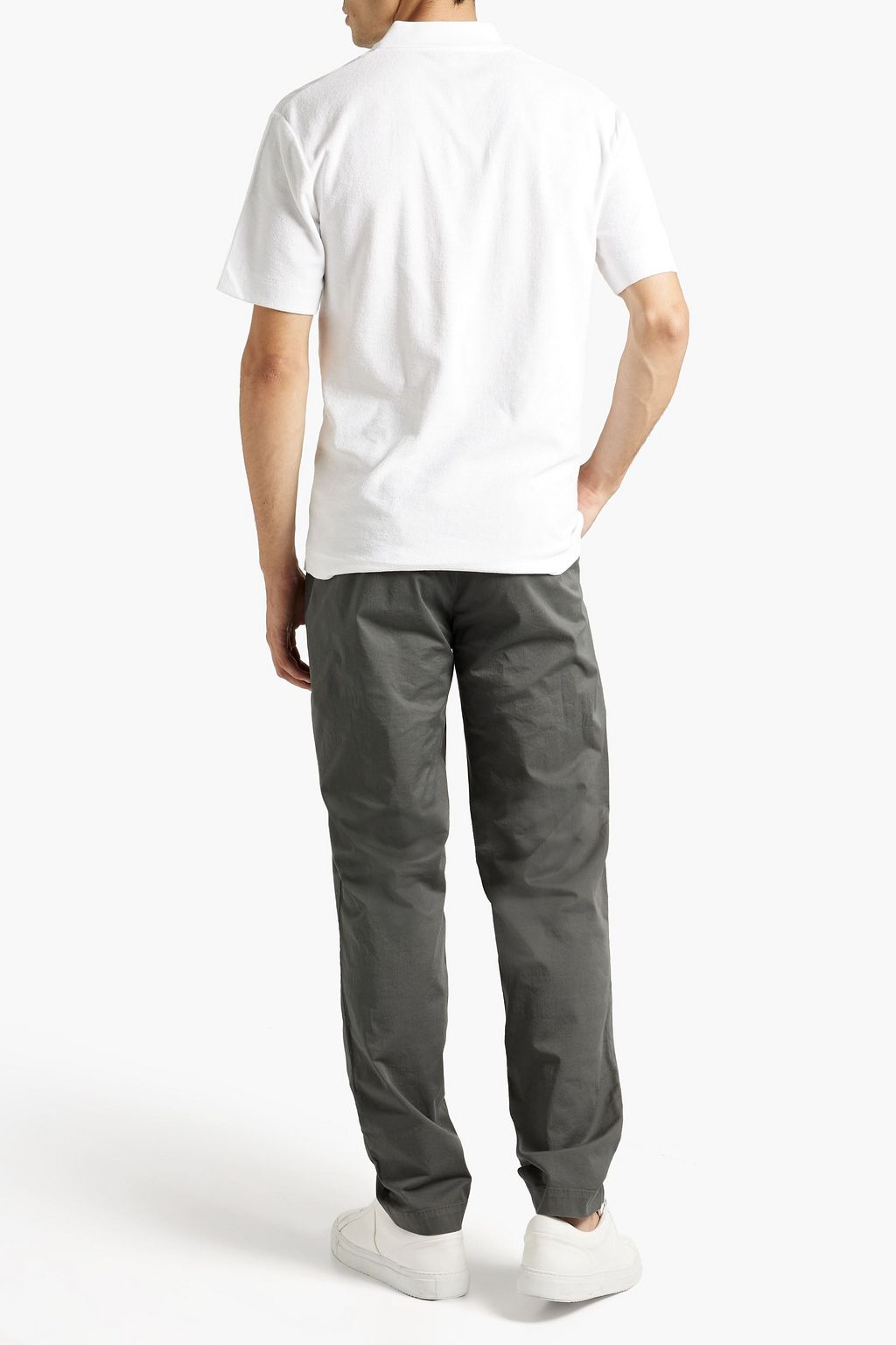 SUNSPEL Cotton-blend twill chinos