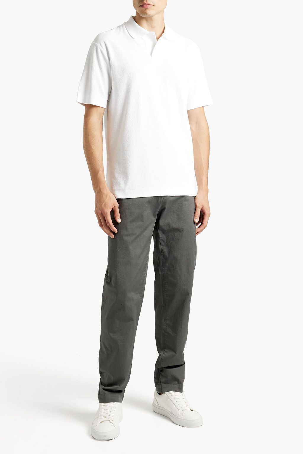 SUNSPEL Cotton-blend twill chinos
