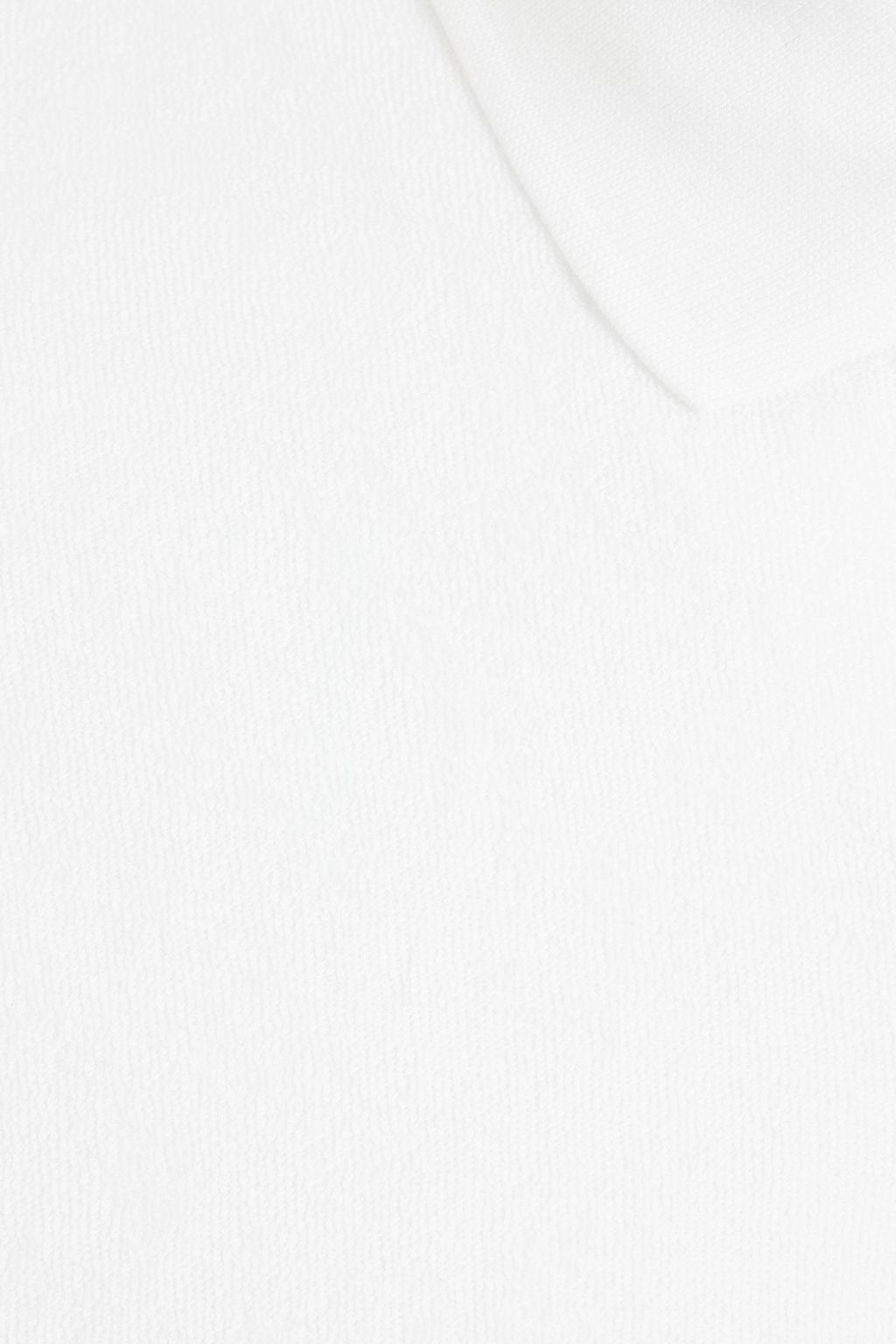 SUNSPEL Cotton-terry polo shirt