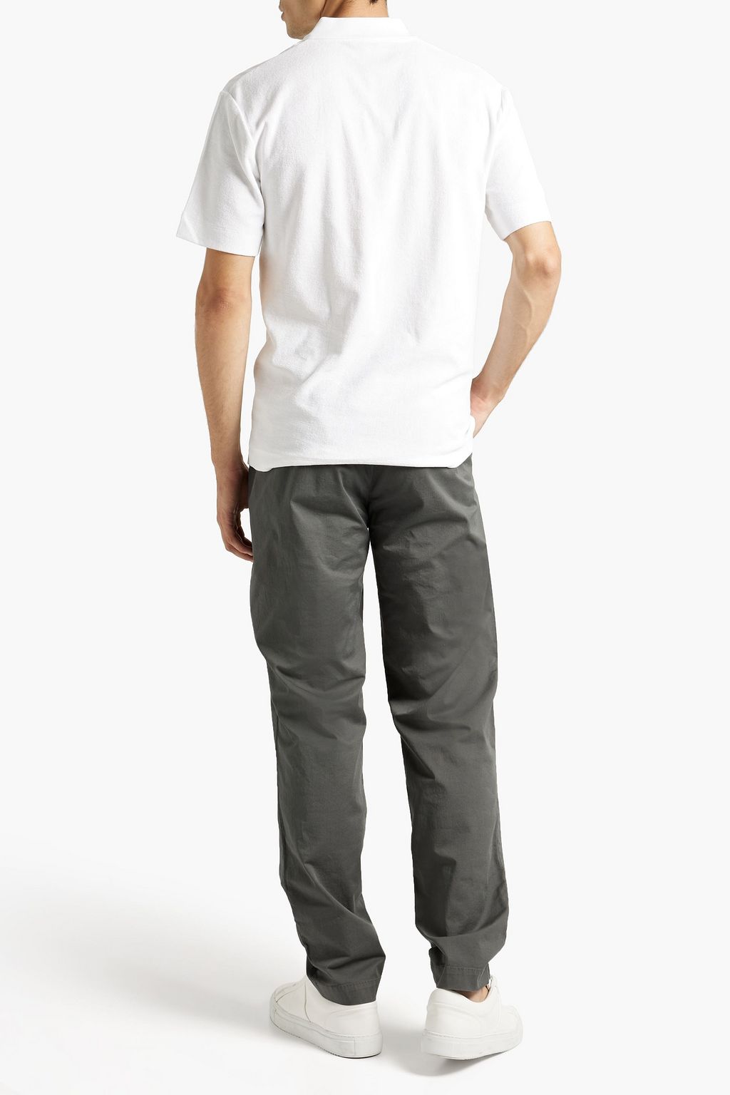 SUNSPEL Cotton-terry polo shirt