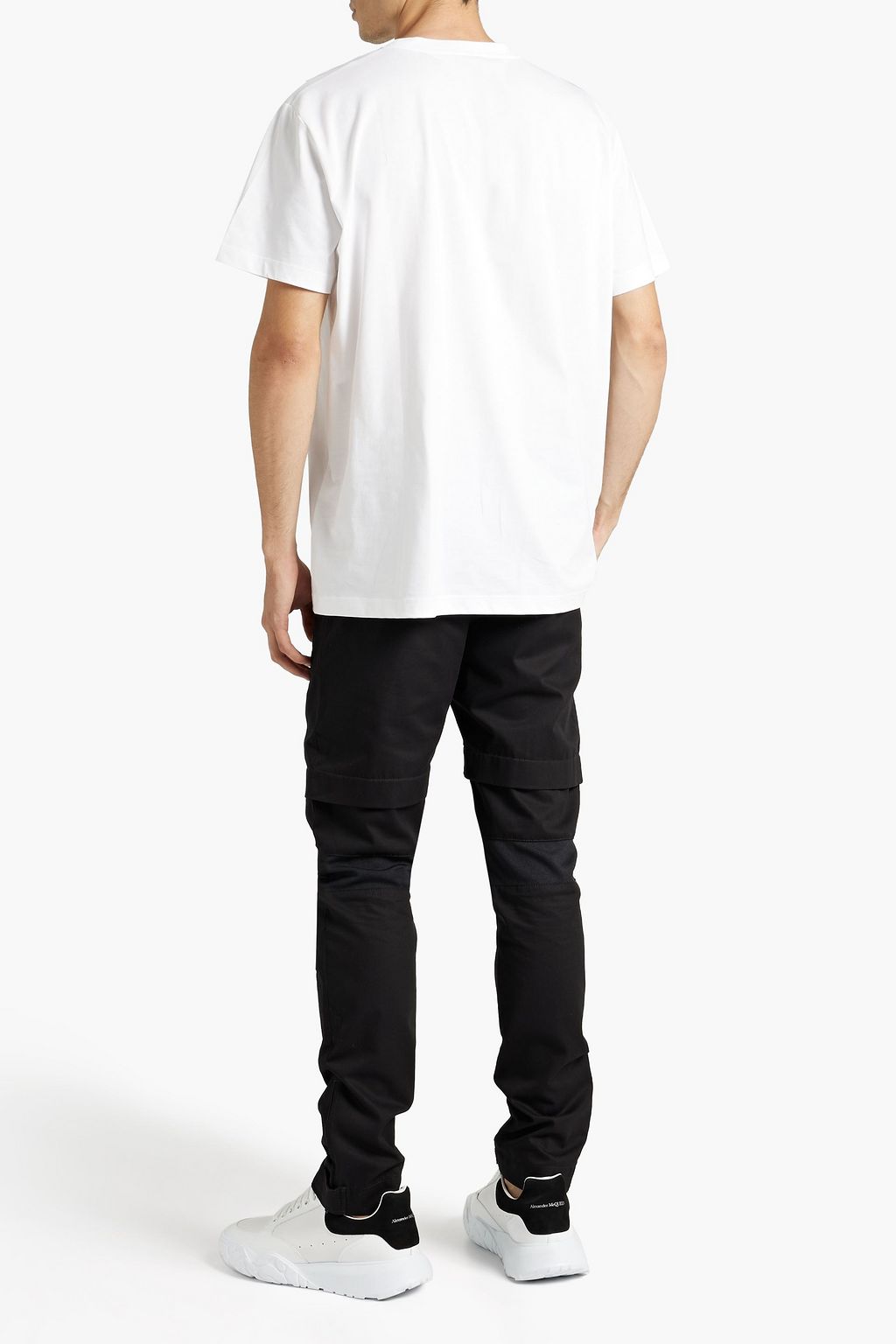 PESERICO Printed cotton-jersey T-shirt