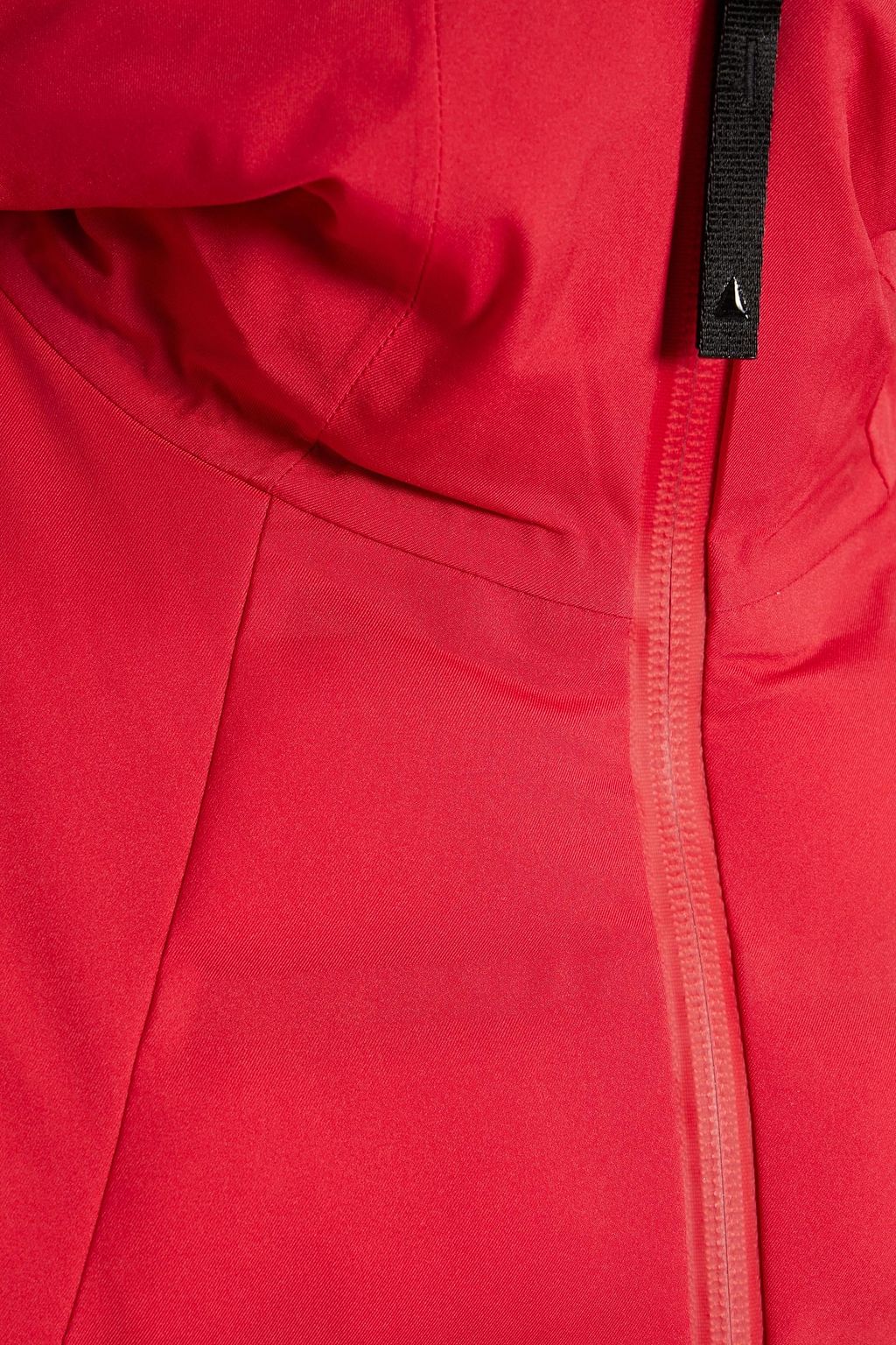 AZTECH Quilted shell hooded ski jacket