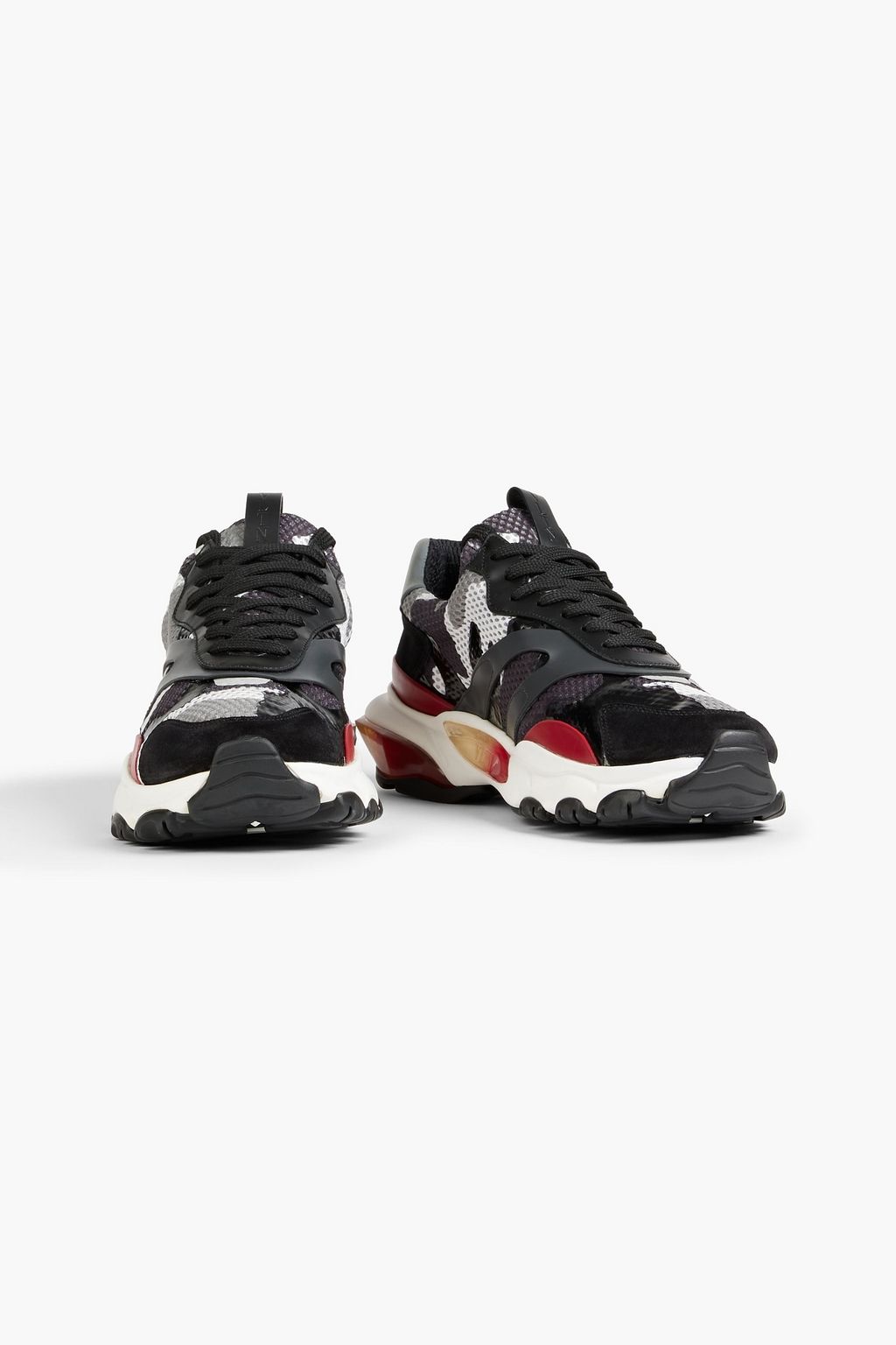 VALENTINO GARAVANI Sneakers aus Mesh mit Camouflage-Print