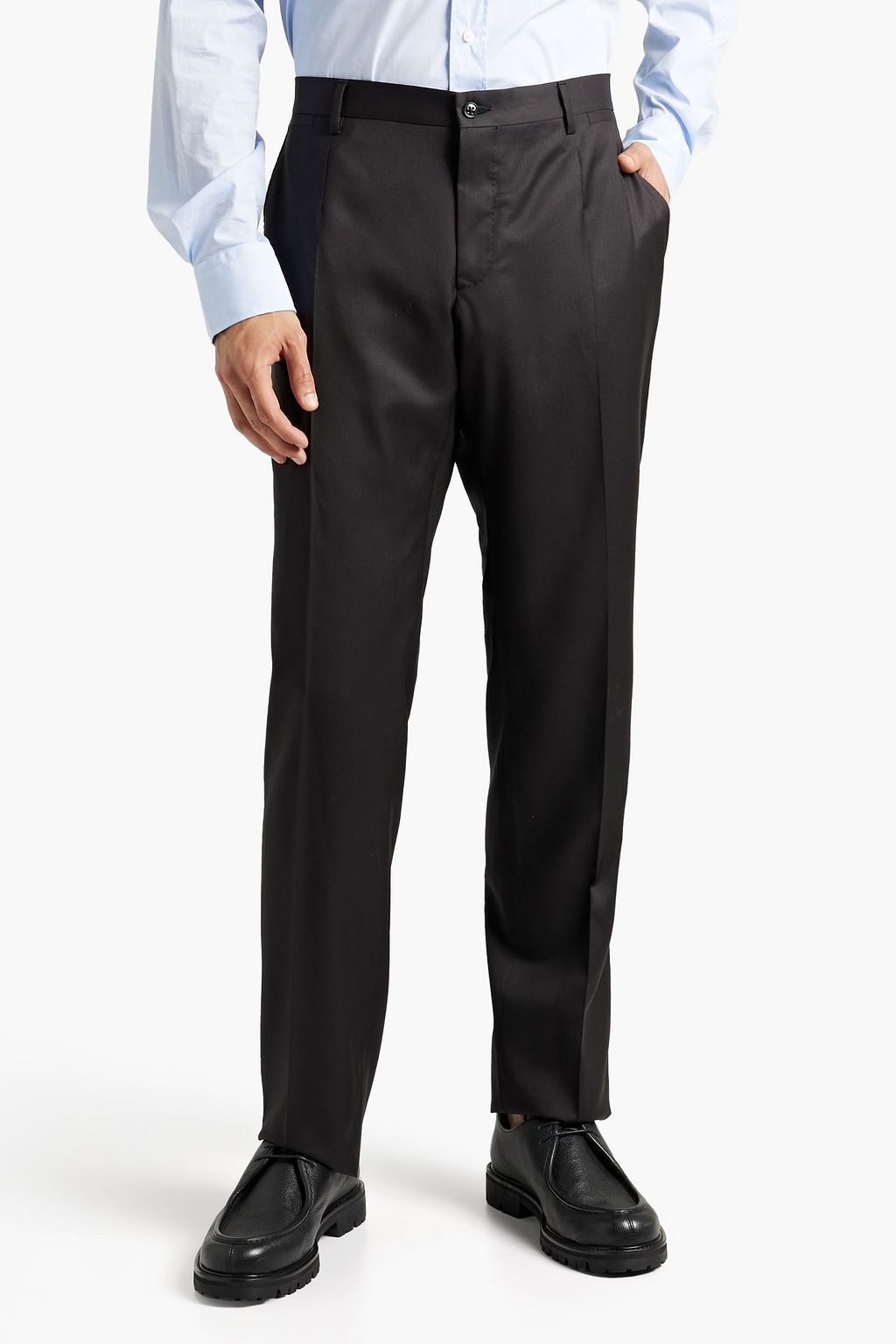DOLCE & GABBANA Wool and silk-blend twill suit