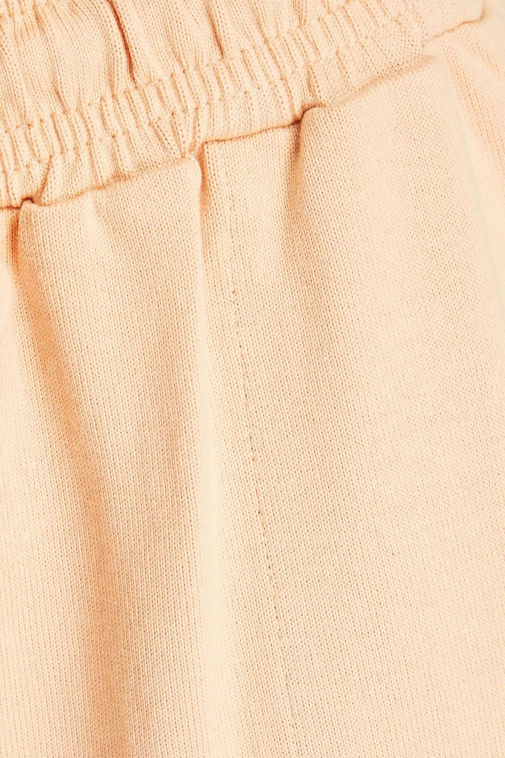 NINETY PERCENT Organic French cotton-terry track pants