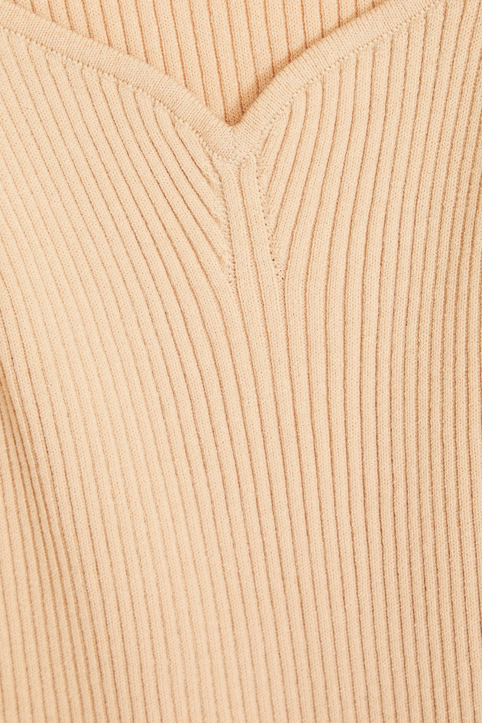 NINETY PERCENT RIBBED TENCEL-BLEND MIDI DRESS