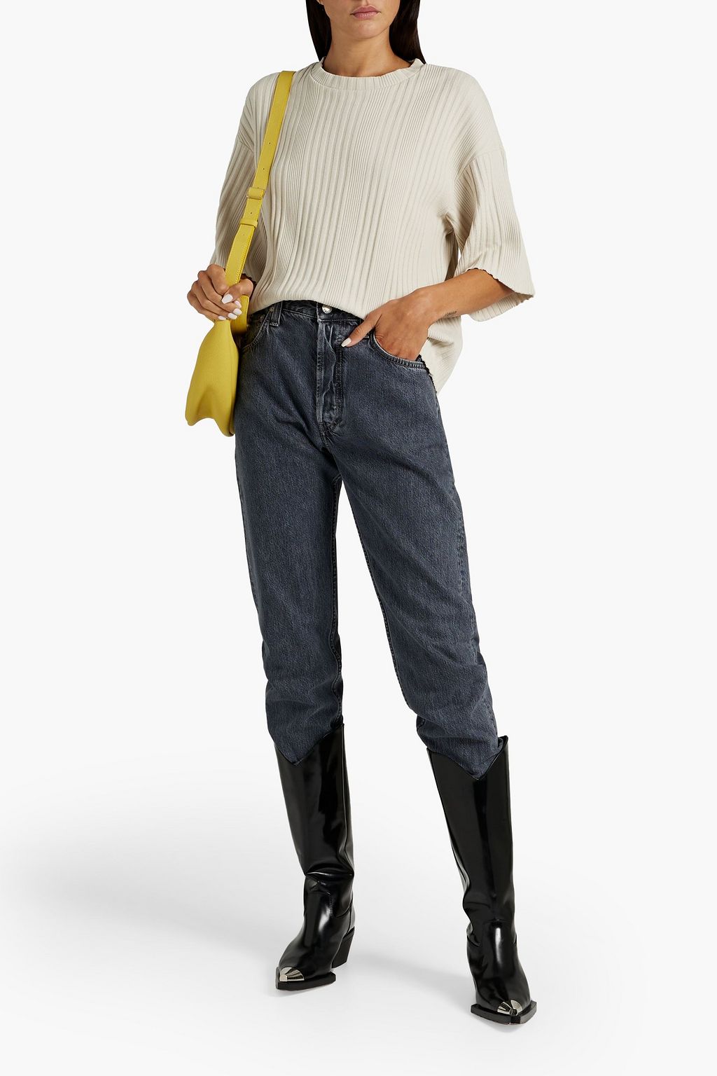 STATESIDE Organic cotton-blend top