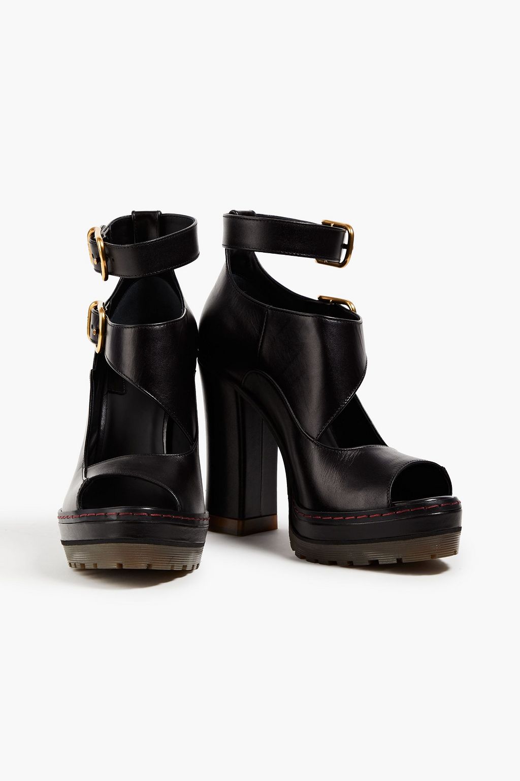 CHLOÉ Plateausandalen aus Leder