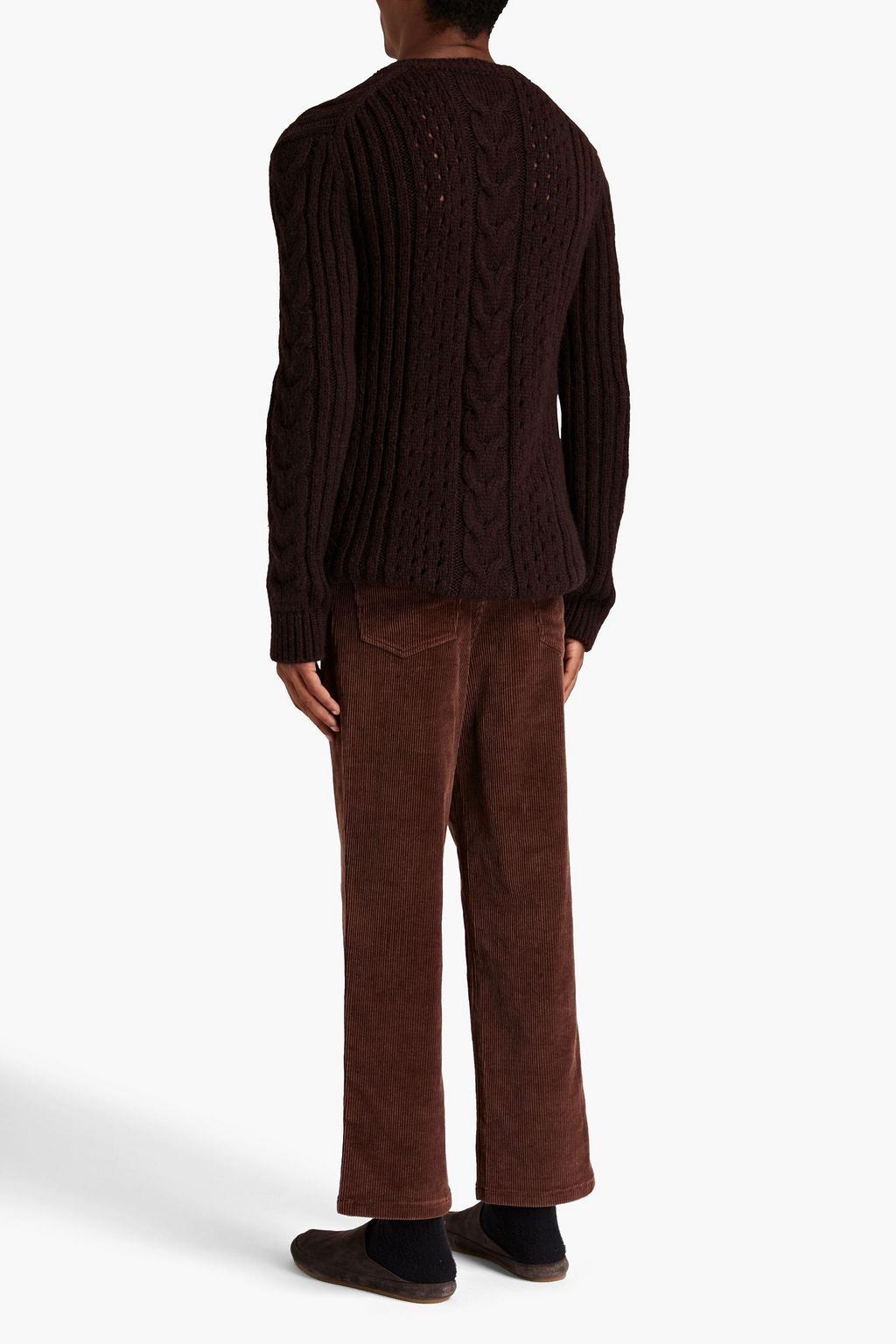 NANUSHKA Ribbed cable-knit sweater