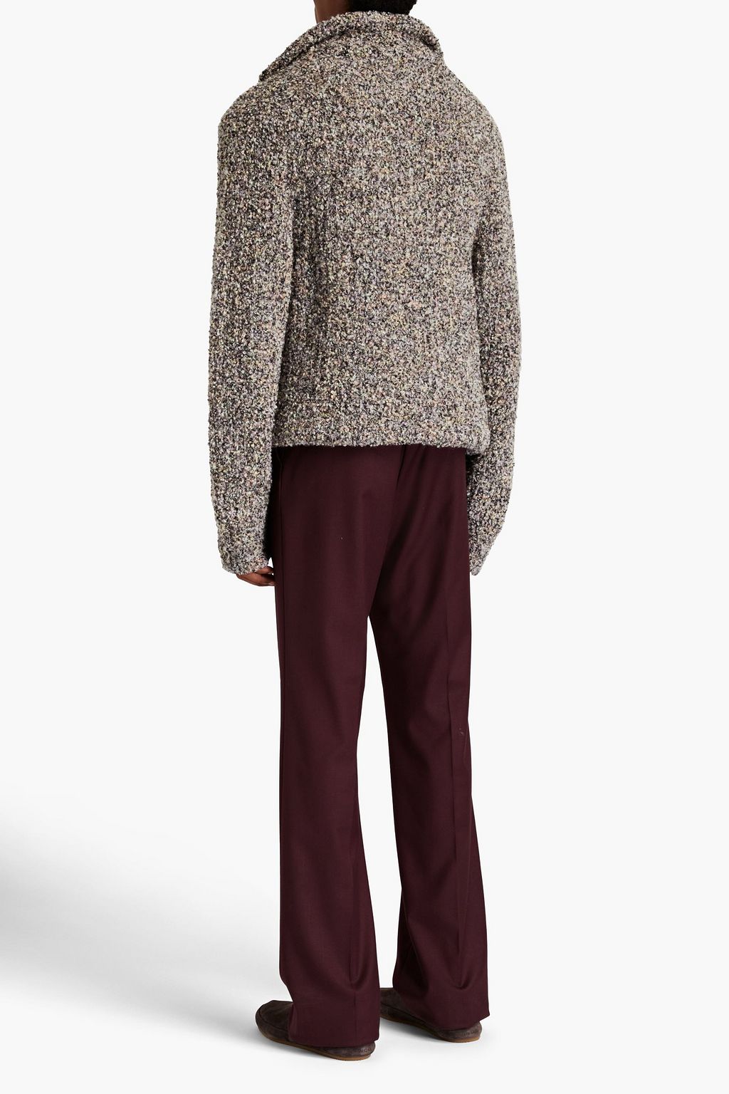 NANUSHKA Zain bouclé-knit turtleneck sweater