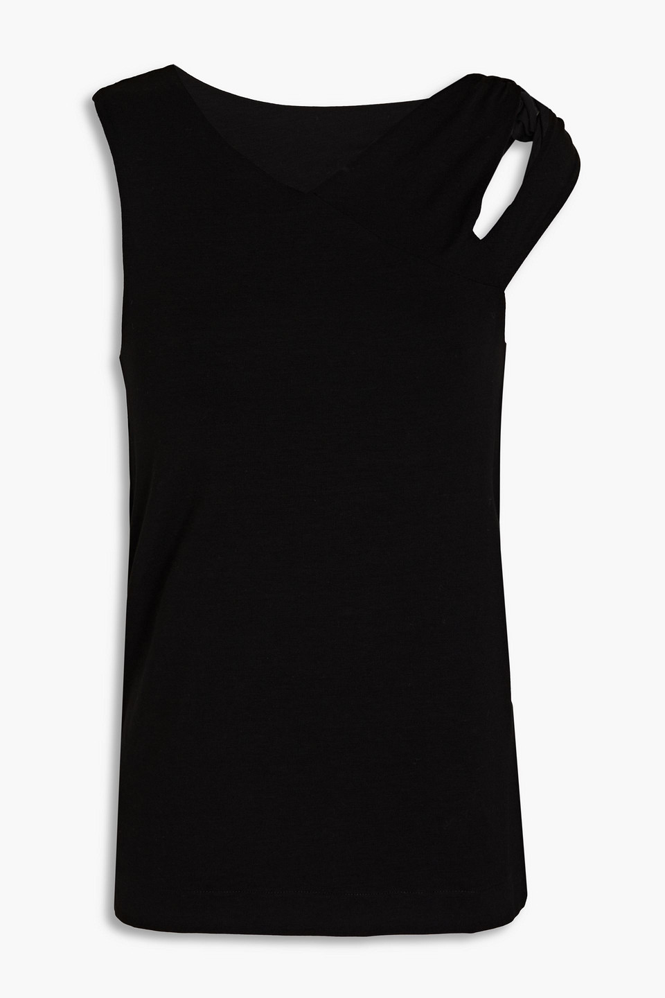 Ninety Percent Harper Cutout Stretch-tencel Jersey Tank