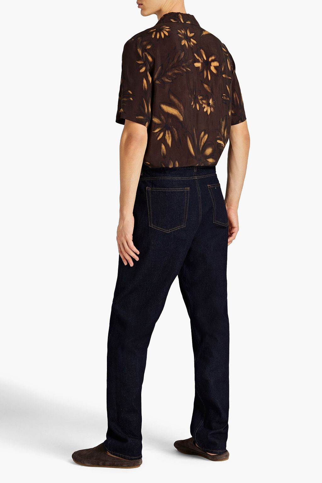 NANUSHKA Gannon Jeans aus Denim mit Logostickerei