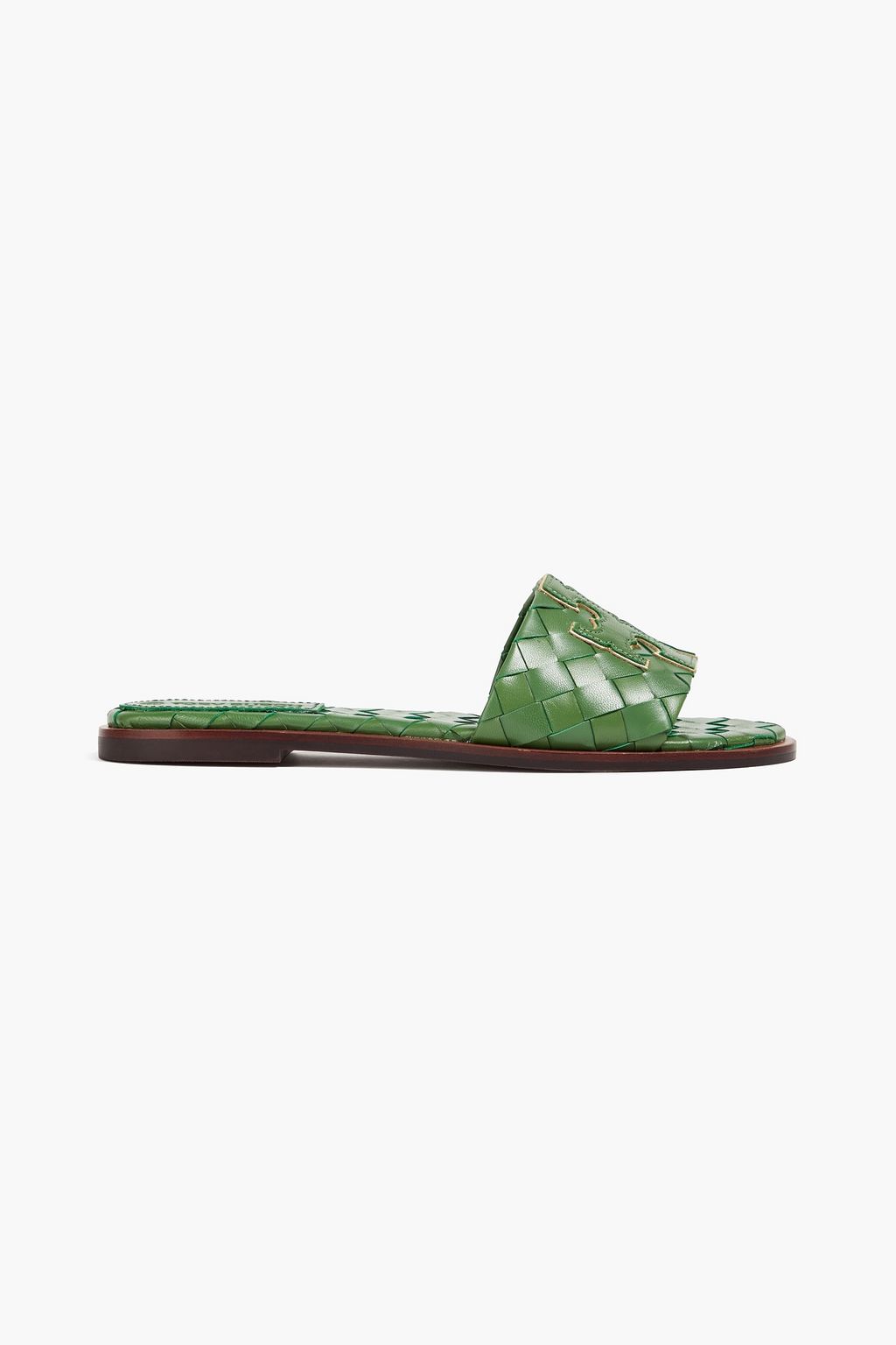 TORY BURCH Ines woven leather slides | Sale up to 70% off | THE OUTNET