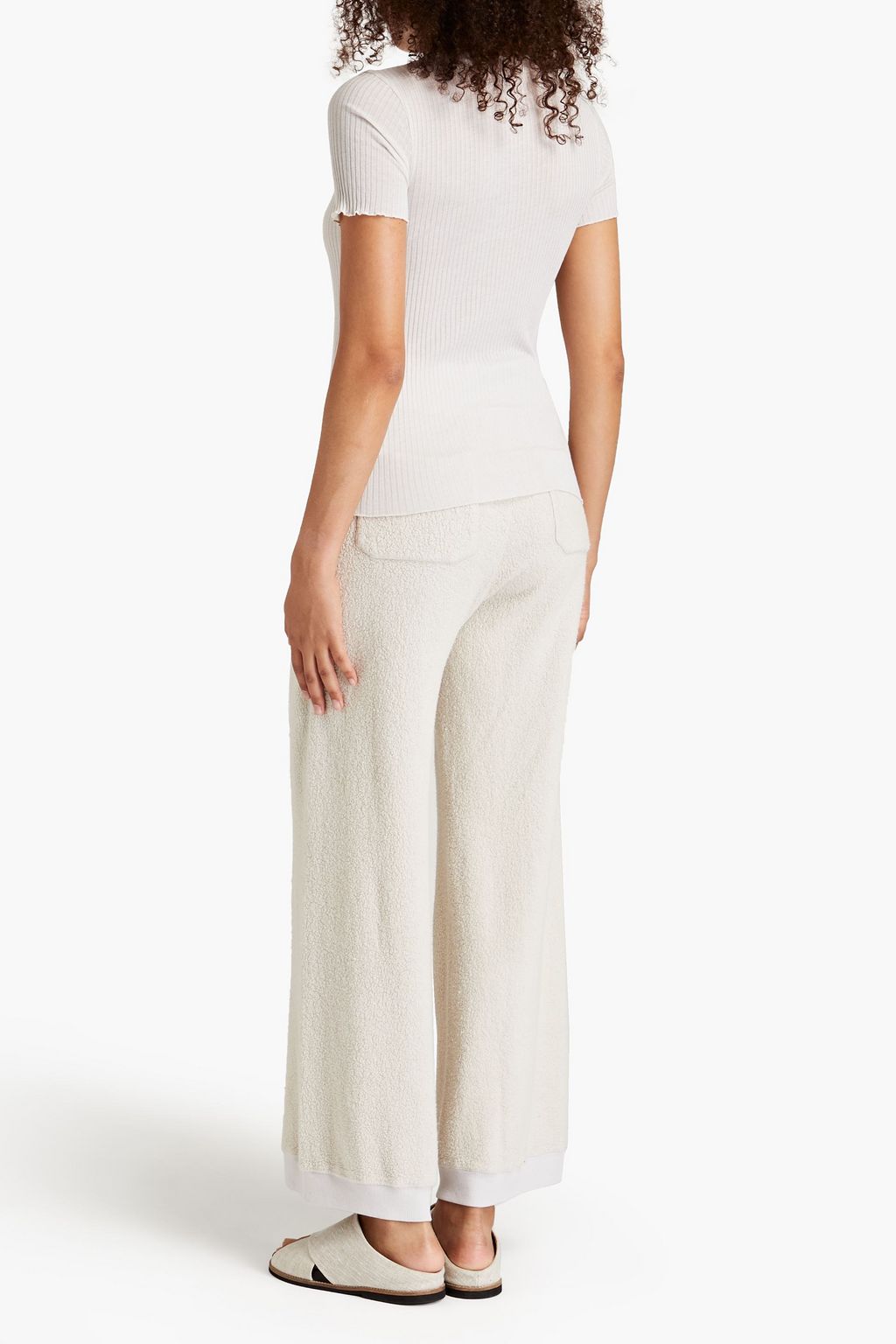 STATESIDE Ribbed Supima cottonjersey Tshirt THE