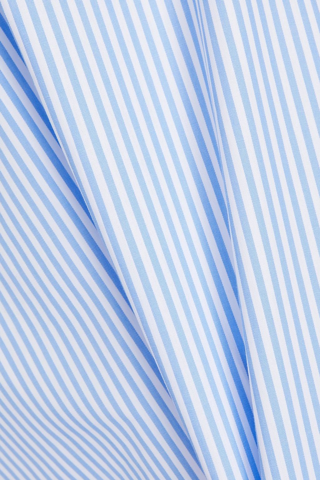 STATESIDE Striped cotton-poplin shirt