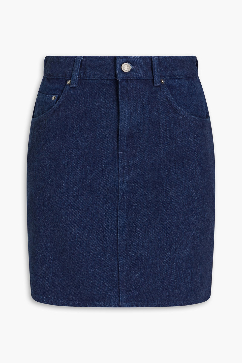 American Vintage Kanifield Denim Mini Skirt In Dark Denim