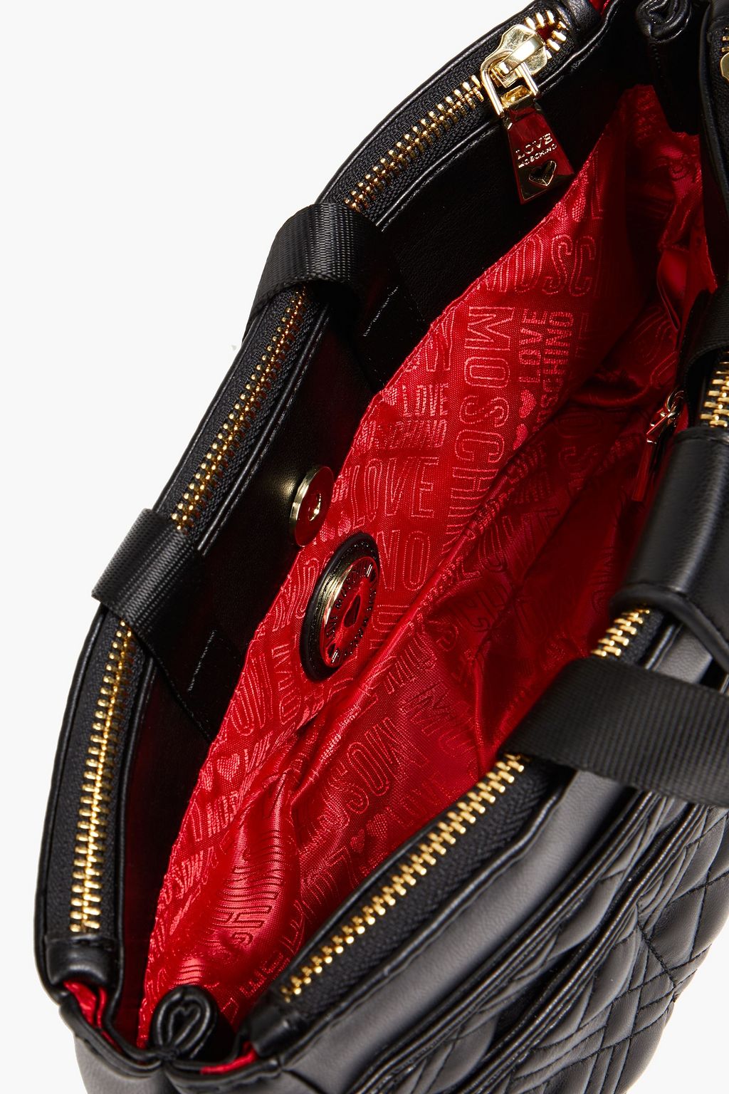 LOVE MOSCHINO Quilted faux leather tote