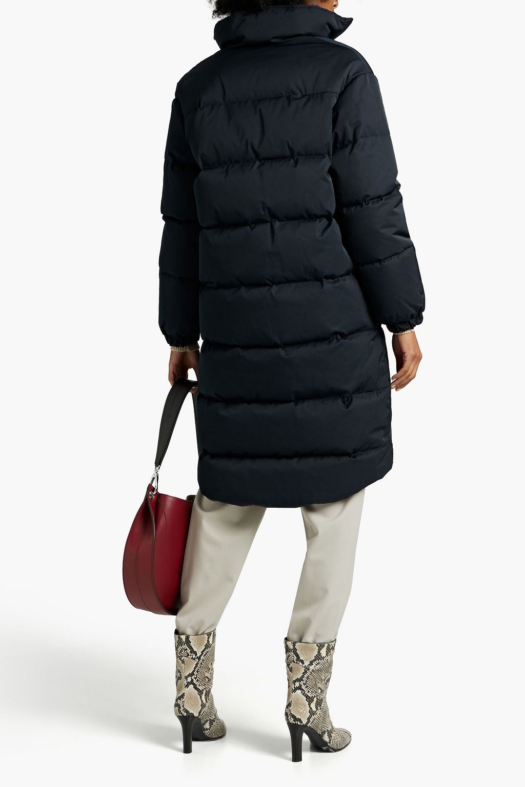 FERRAGAMO Quilted padded shell coat