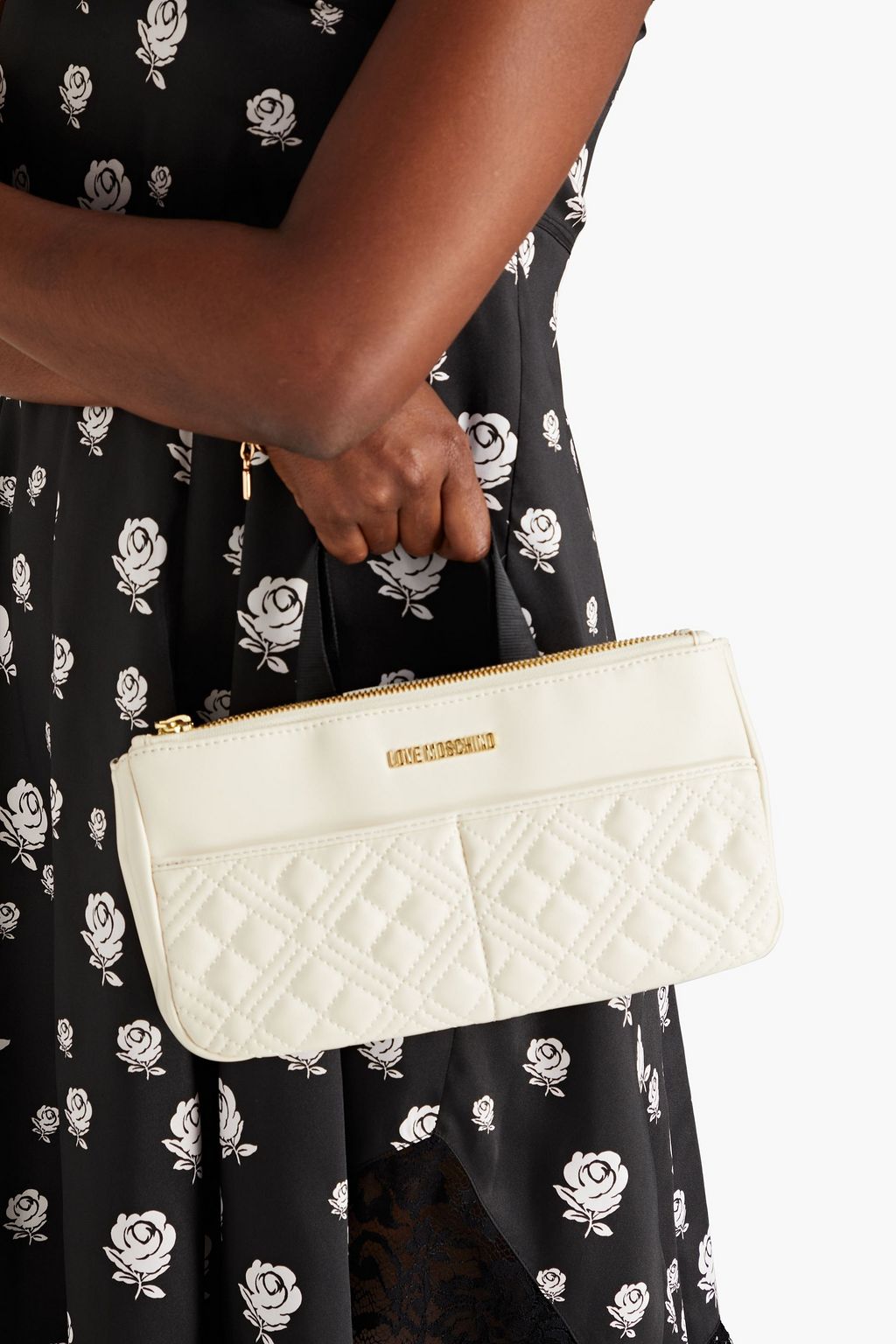LOVE MOSCHINO Quilted faux leather tote