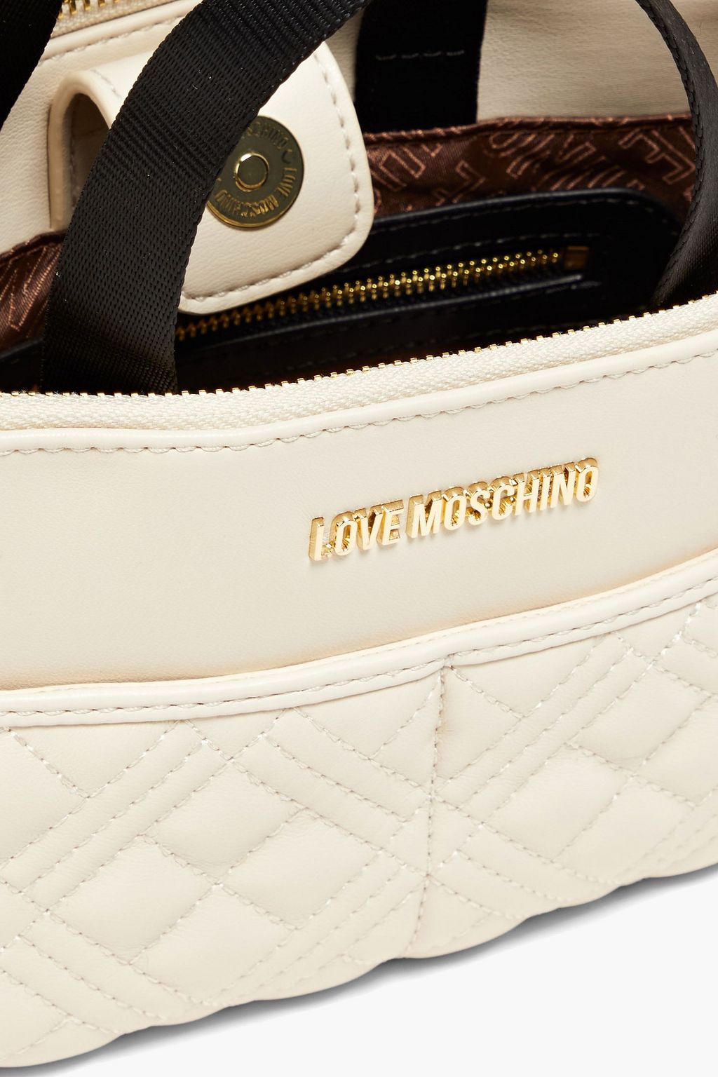 LOVE MOSCHINO Quilted faux leather tote