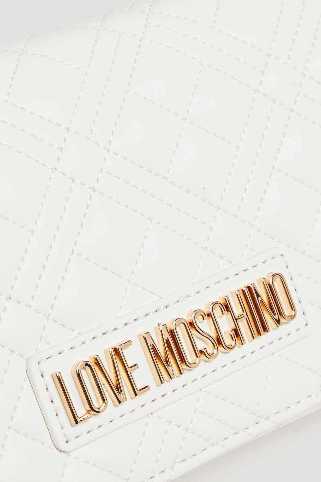 LOVE MOSCHINO Quilted faux leather shoulder bag