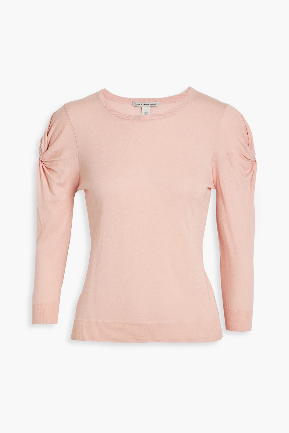 Autumn Cashmere Twisted cotton-jersey top