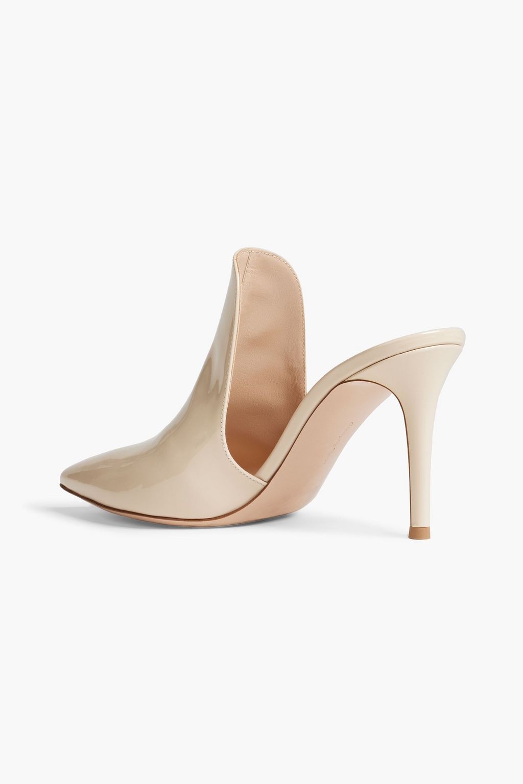 GIANVITO ROSSI Patent-leather mules