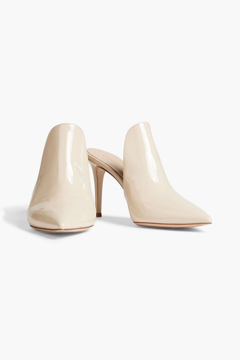 GIANVITO ROSSI Patent-leather mules