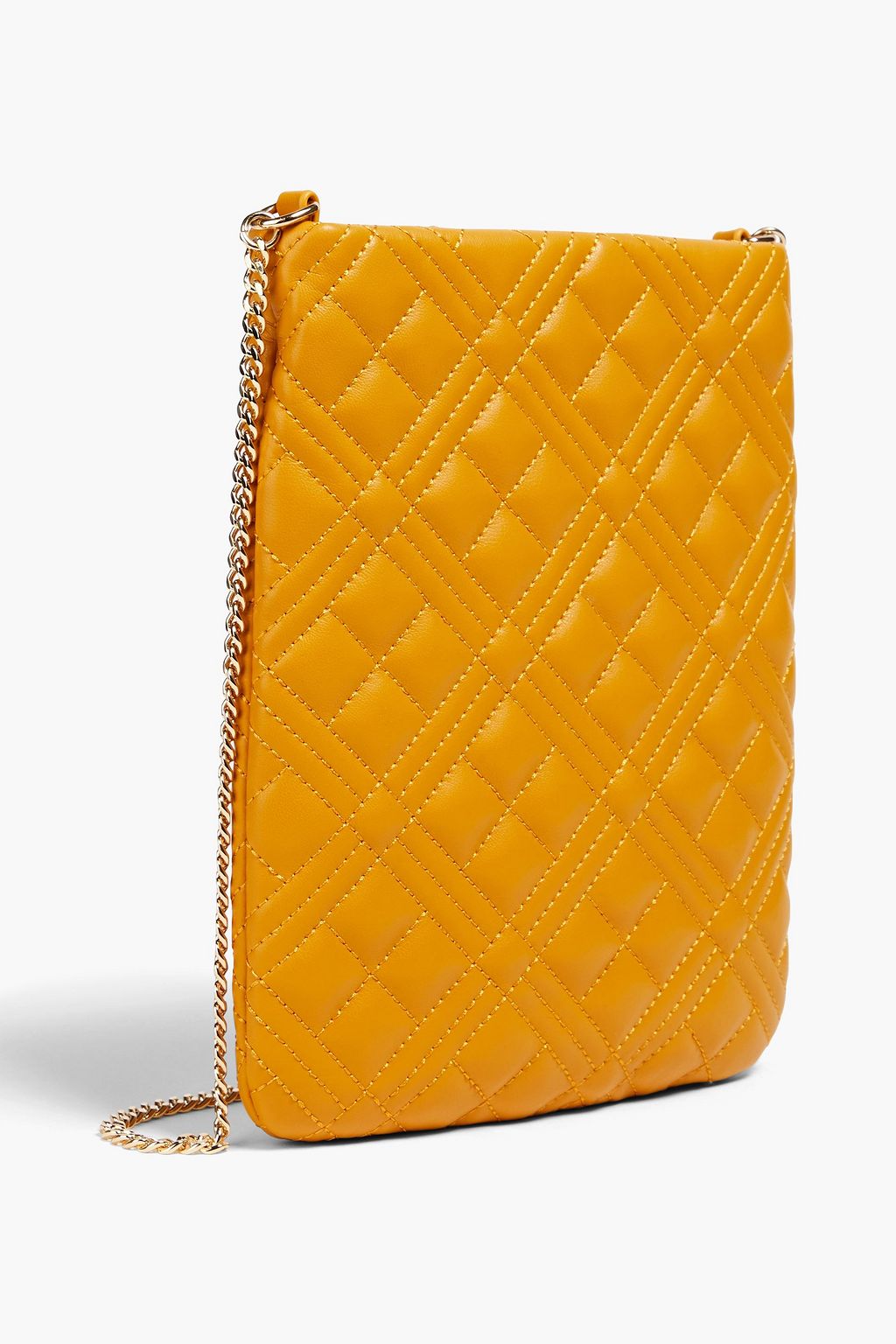 LOVE MOSCHINO Quilted faux leather shoulder bag THE