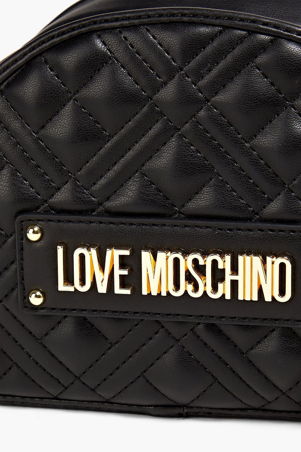 LOVE MOSCHINO Quilted faux leather shoulder bag