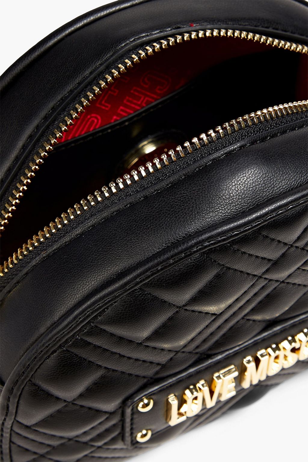 LOVE MOSCHINO Quilted faux leather shoulder bag