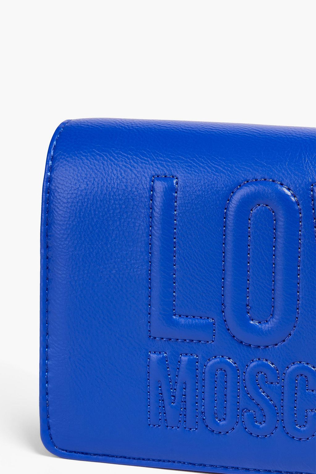 LOVE MOSCHINO Quilted embossed faux leather cross-body bag