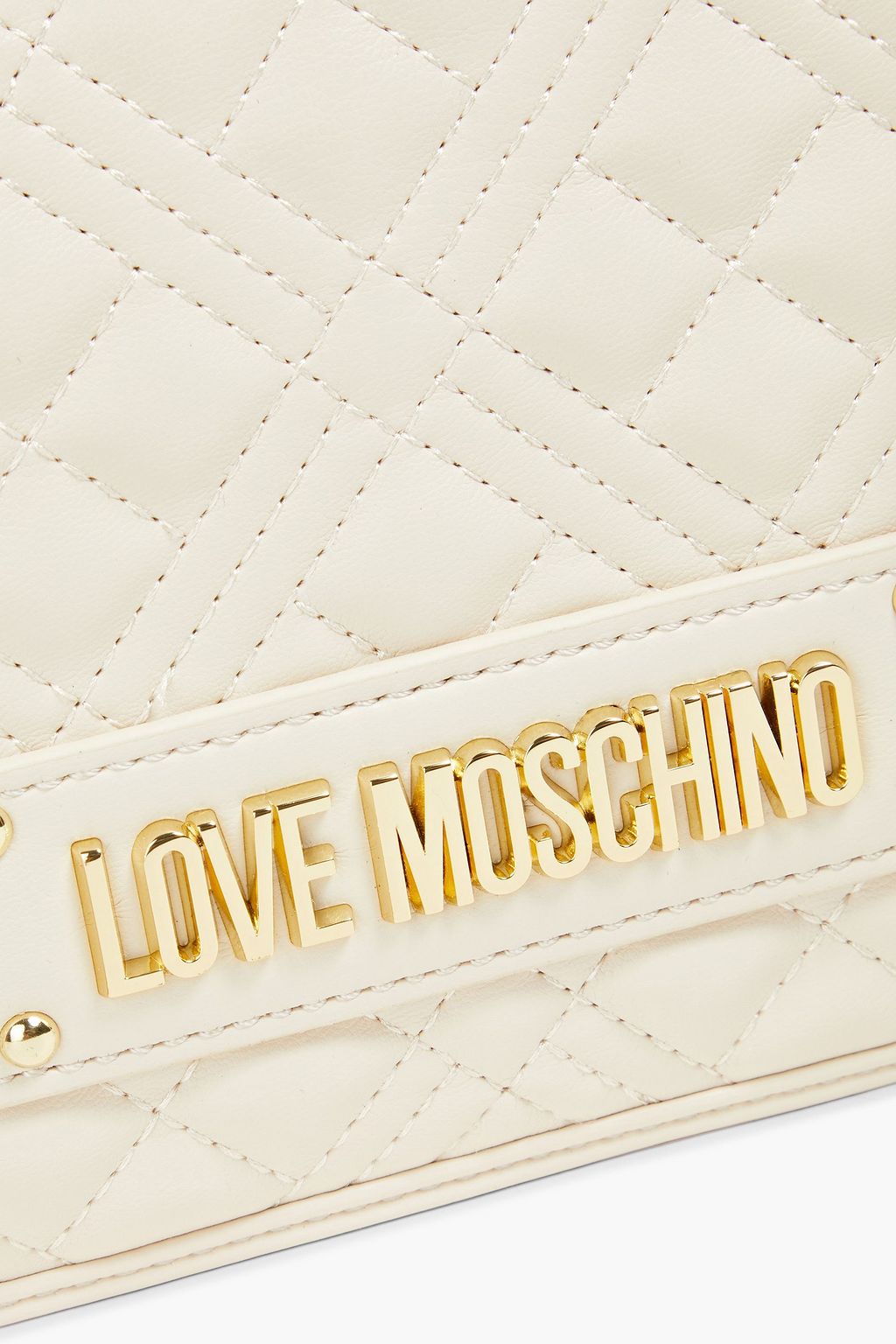 LOVE MOSCHINO Quilted faux leather cross-body bag