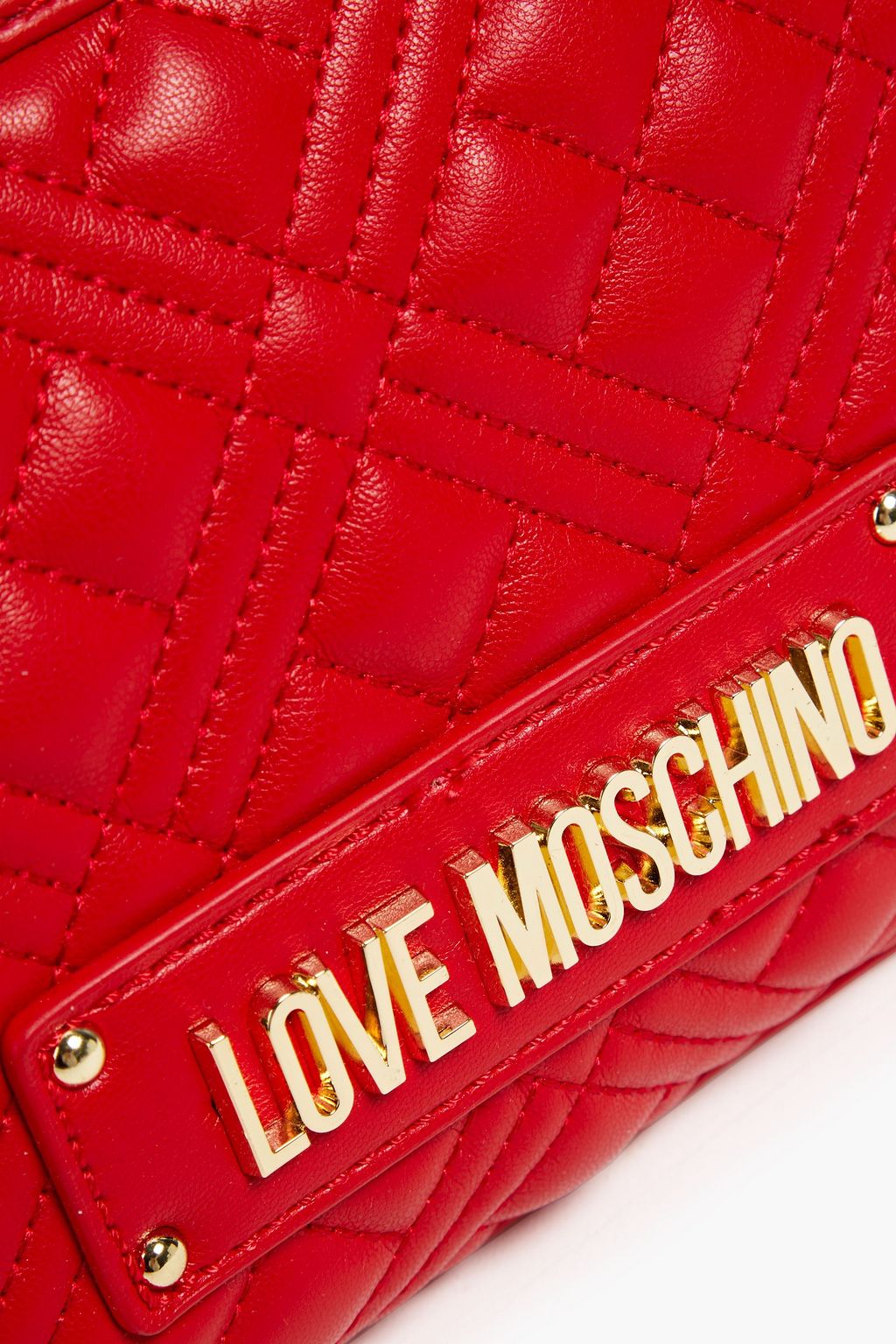 LOVE MOSCHINO Quilted faux leather shoulder bag