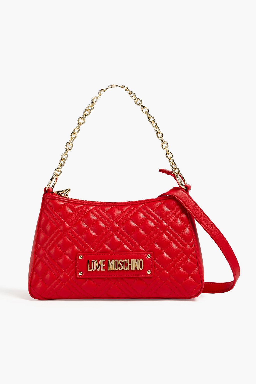 LOVE MOSCHINO Quilted faux leather shoulder bag