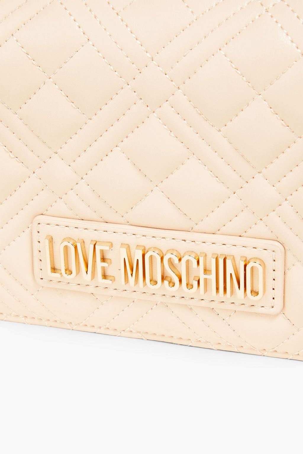 LOVE MOSCHINO Quilted faux leather shoulder bag