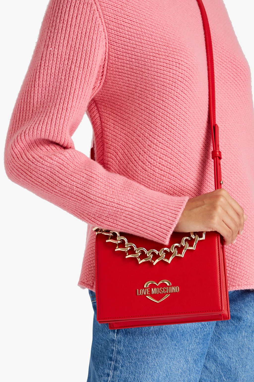 LOVE MOSCHINO Faux leather shoulder bag