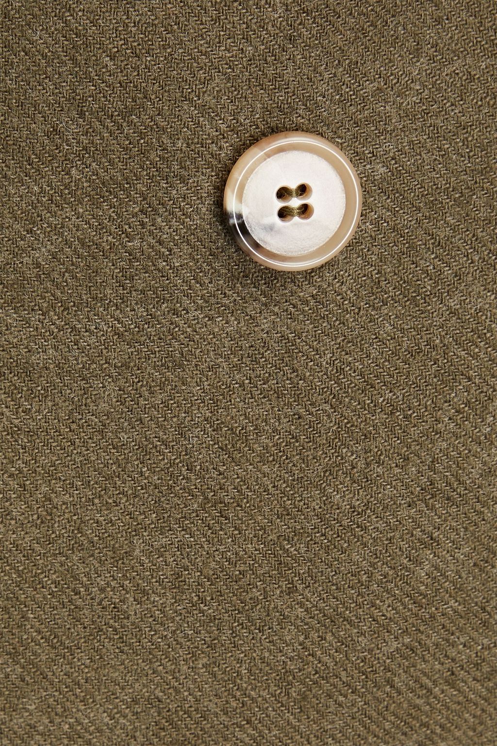 NANUSHKA Double-breasted brushed ramie-blend twill blazer