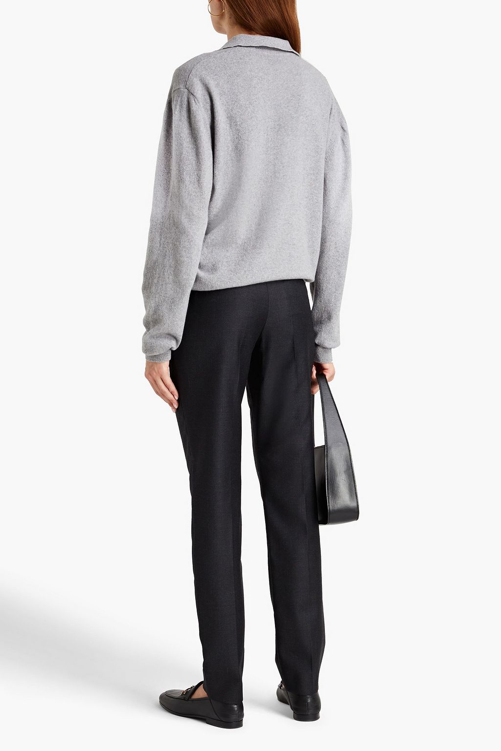 JOSEPH Wool tapered pants THE