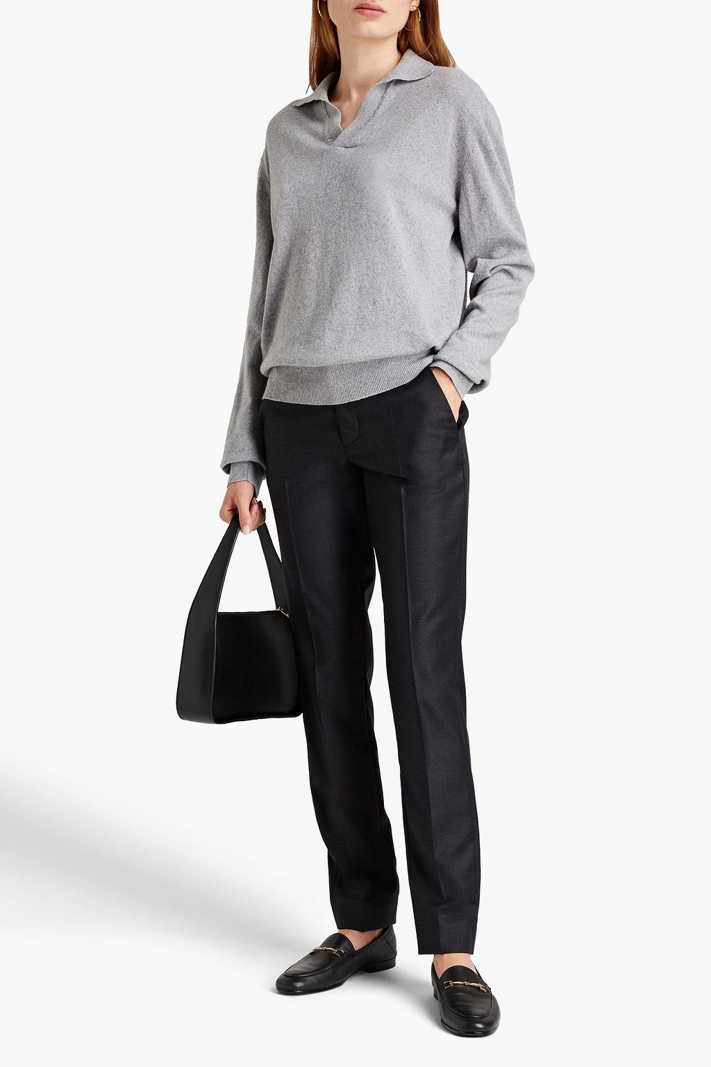 JOSEPH Wool tapered pants THE