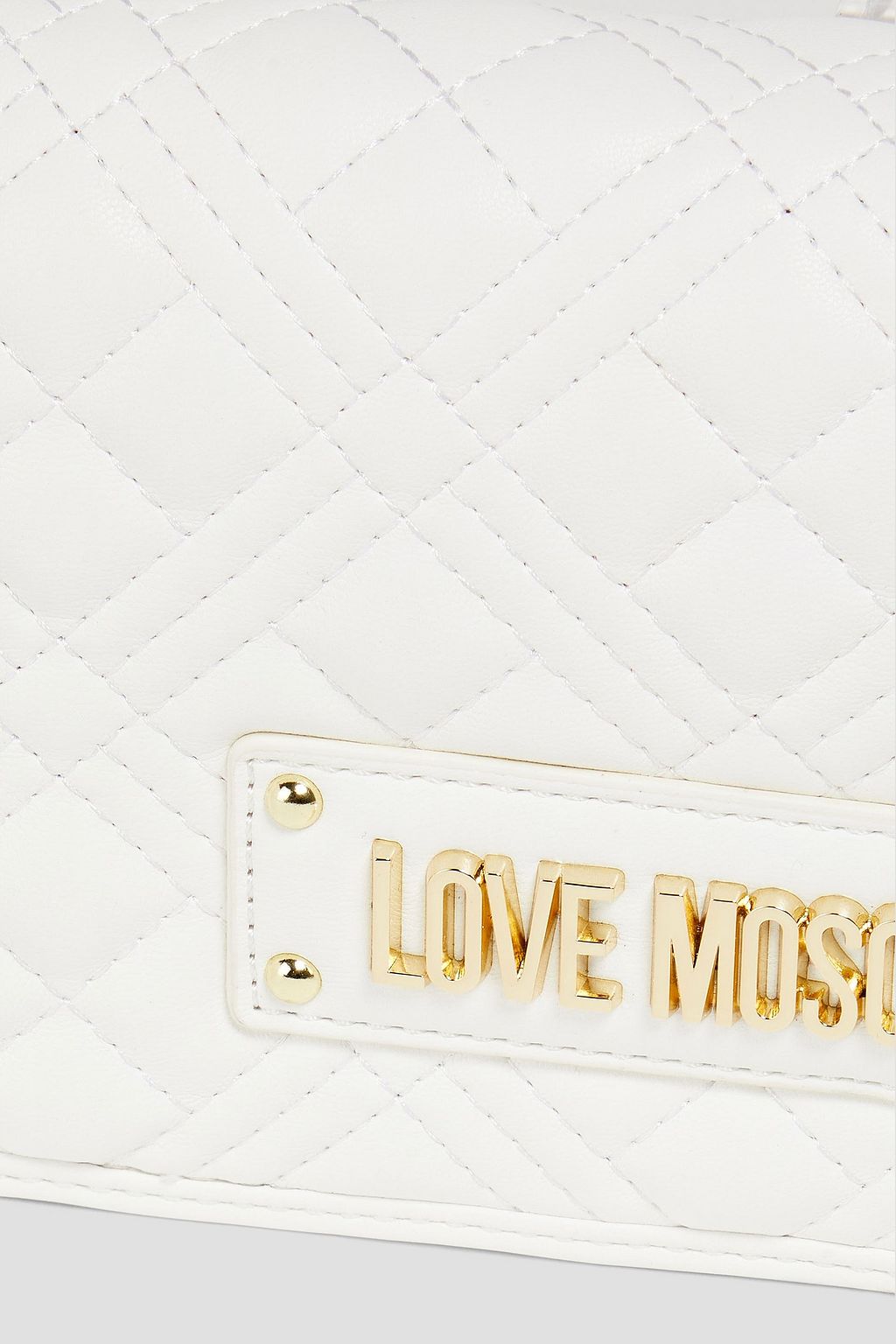 LOVE MOSCHINO Quilted faux leather shoulder bag