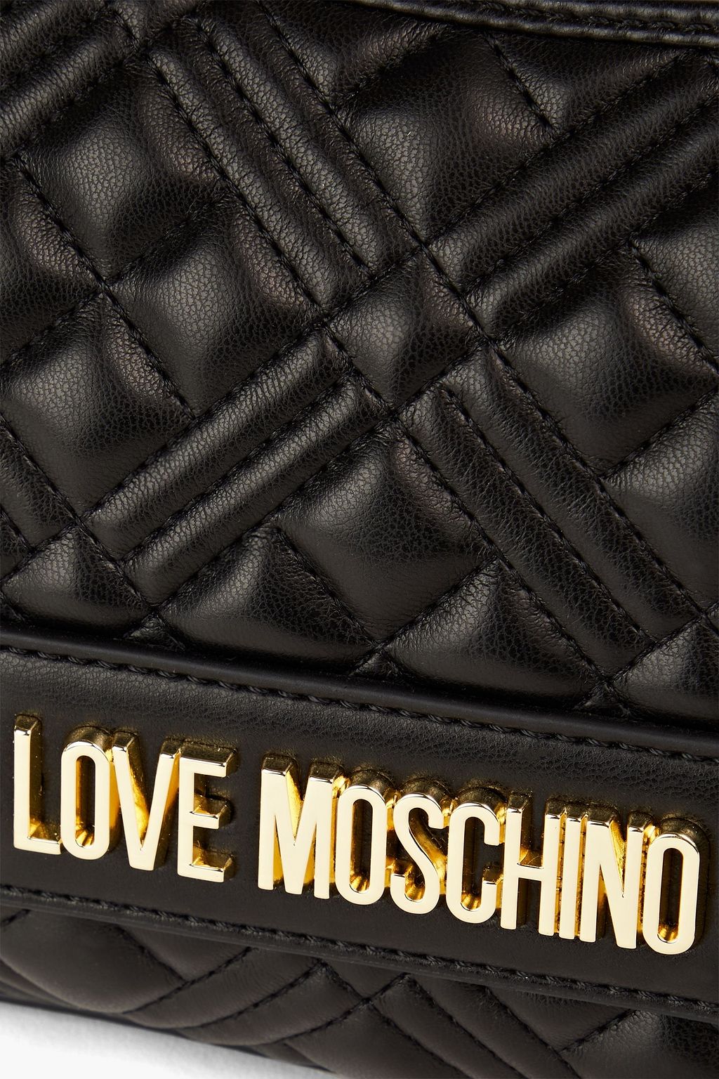 LOVE MOSCHINO Quilted faux leather shoulder bag
