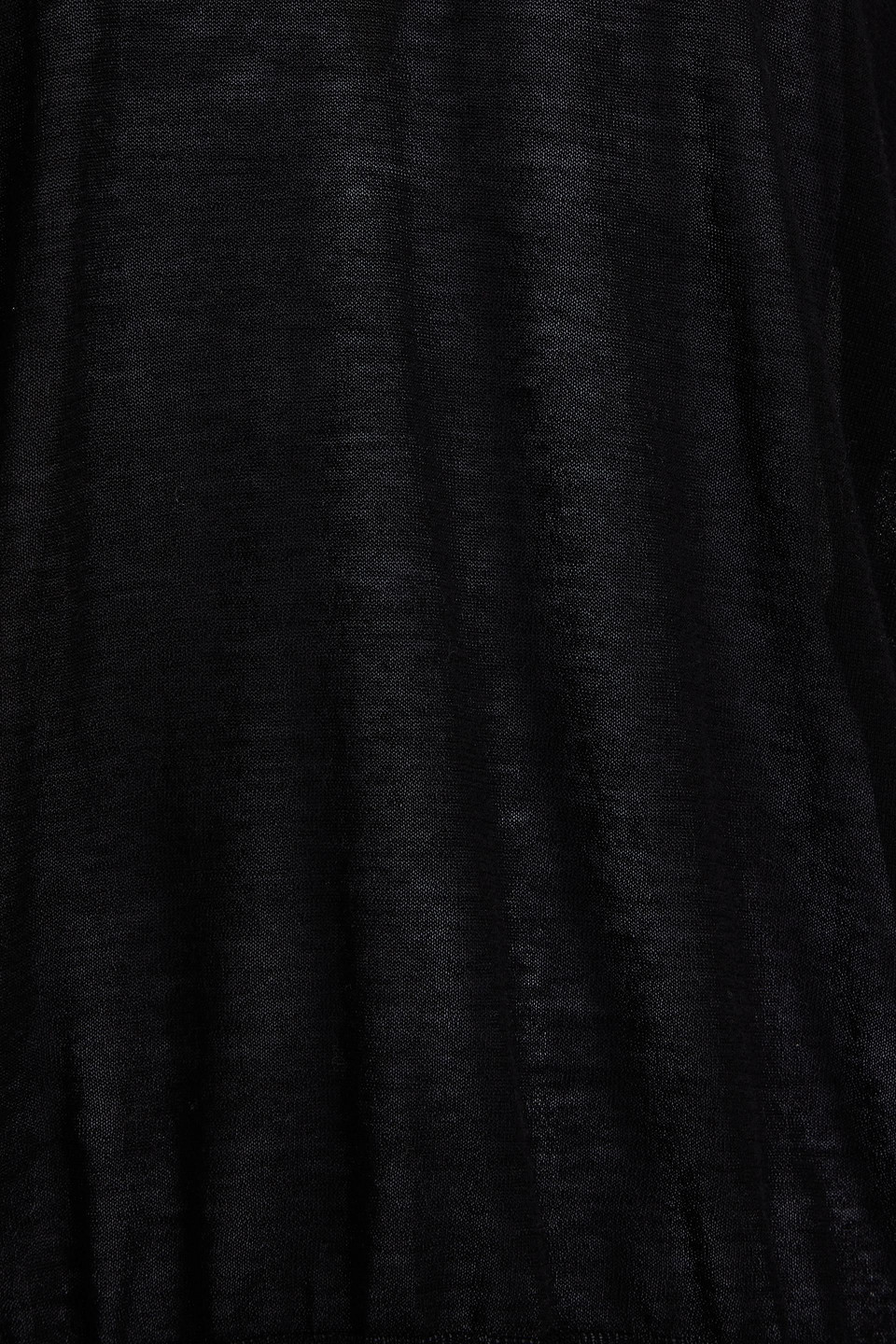 Autumn Cashmere Distressed Cotton Sweater In Black