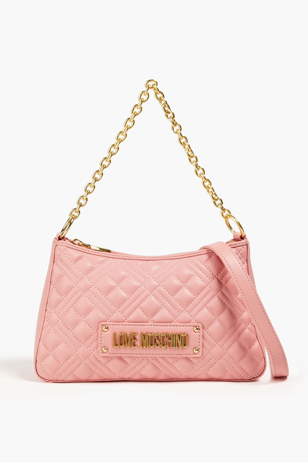 LOVE MOSCHINO Quilted faux leather shoulder bag