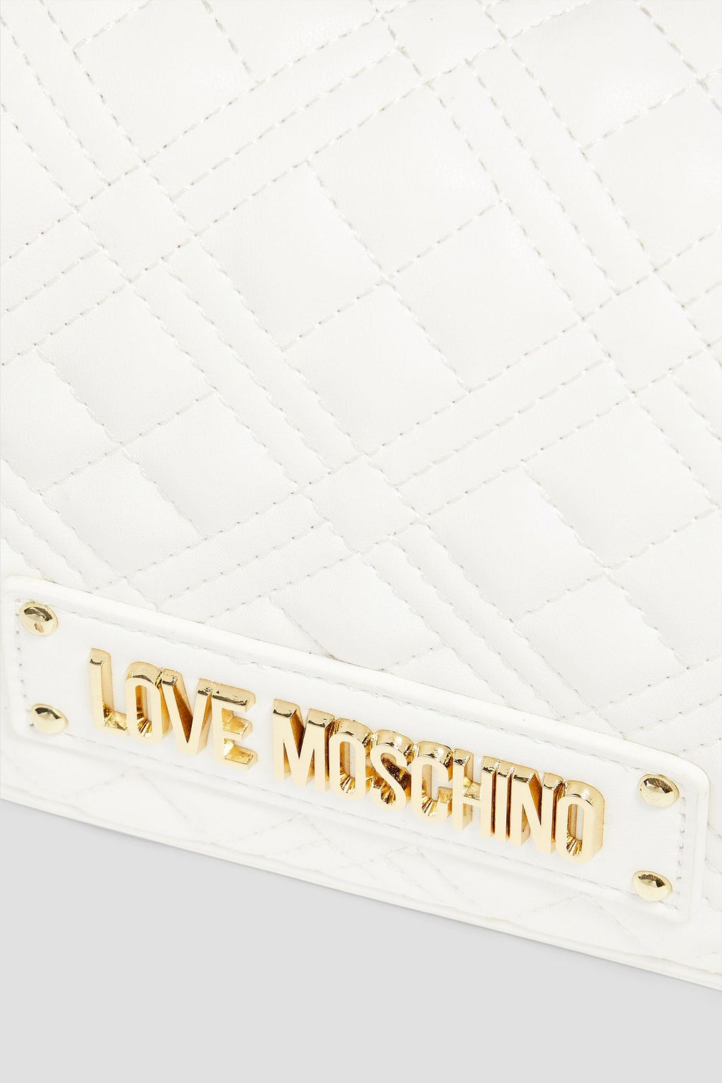 LOVE MOSCHINO Quilted faux leather cross-body bag