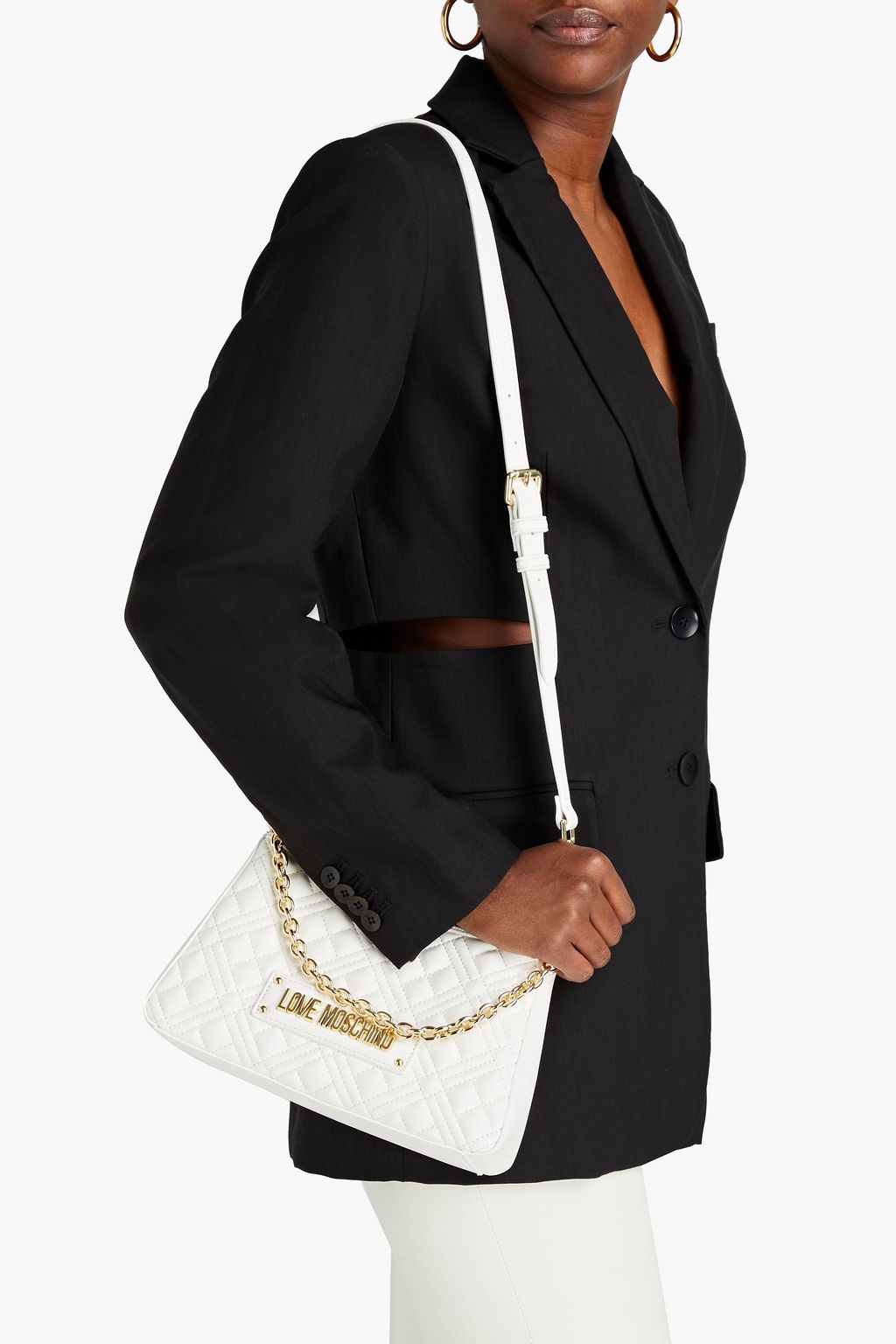 LOVE MOSCHINO Quilted faux leather shoulder bag