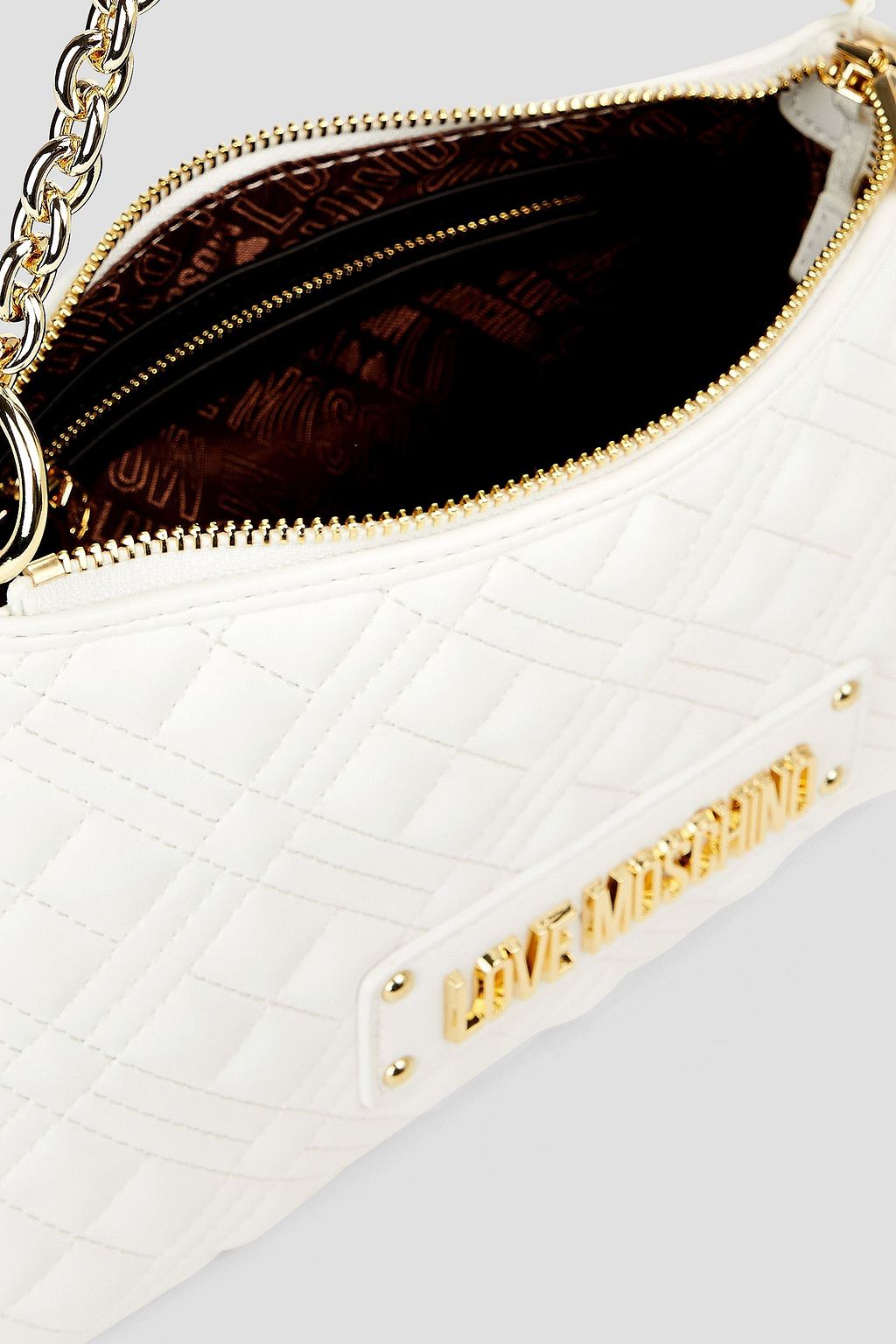 LOVE MOSCHINO Quilted faux leather shoulder bag