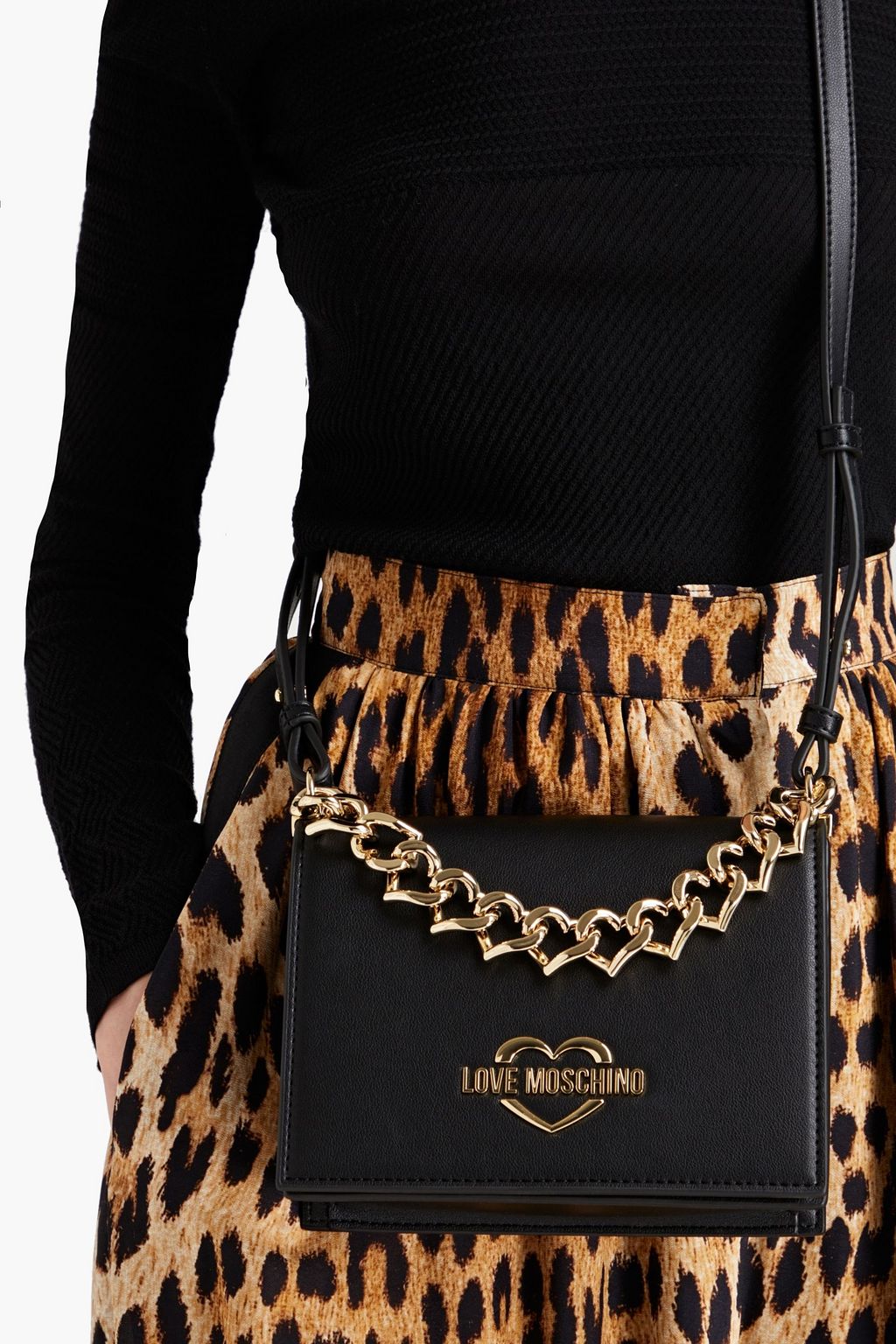LOVE MOSCHINO Faux leather shoulder bag