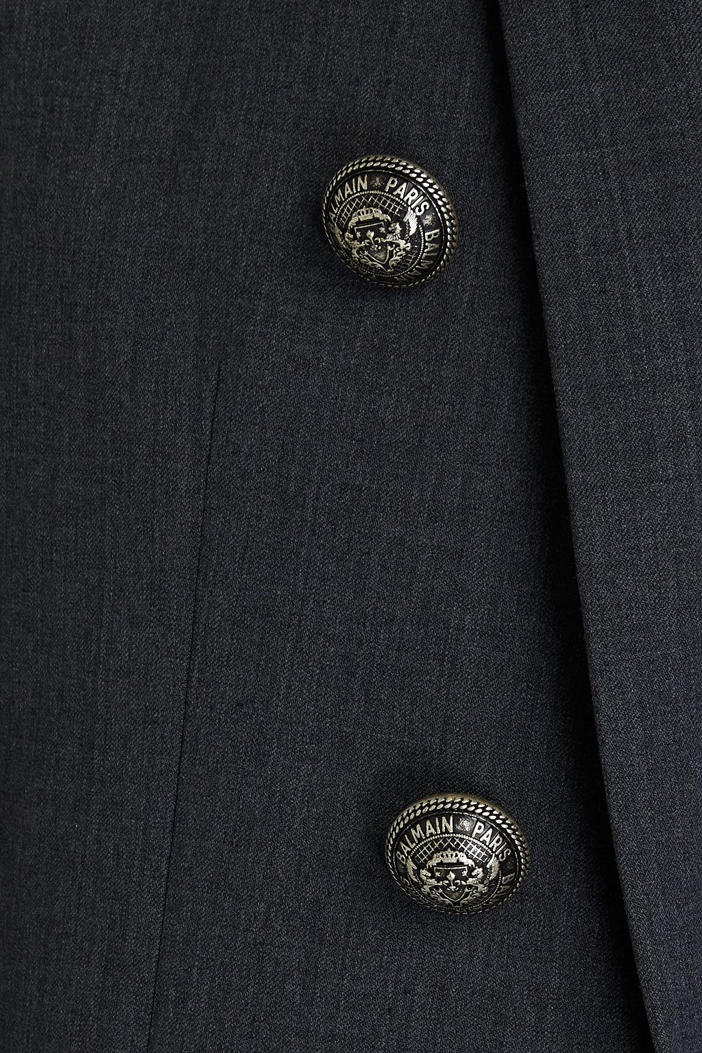 BALMAIN Mélange twill blazer
