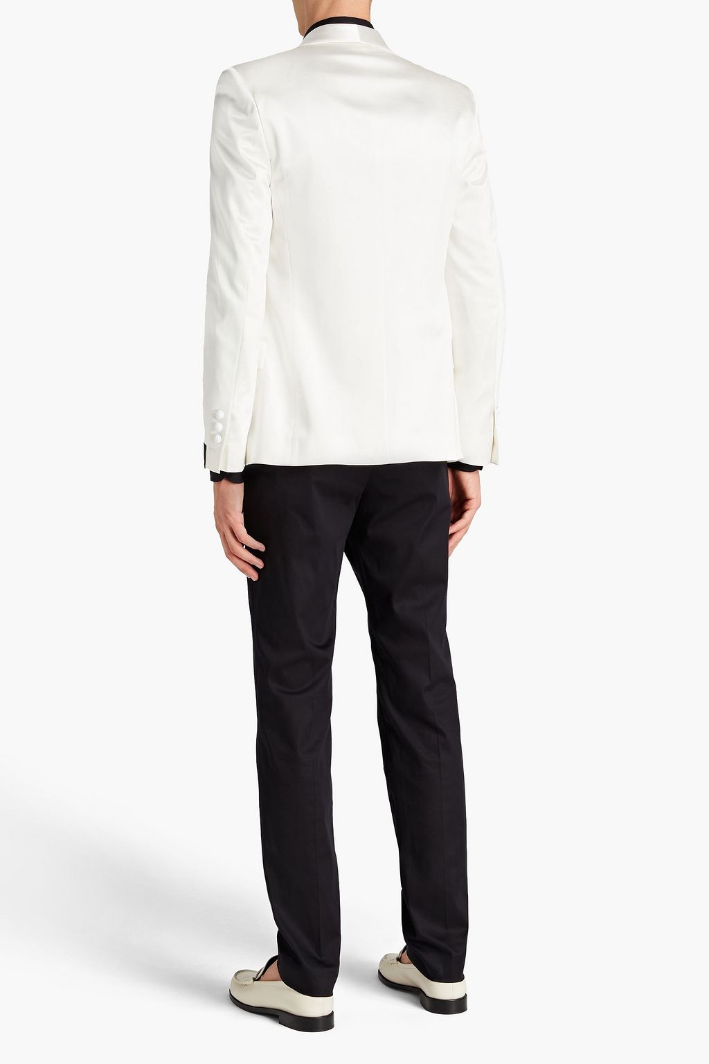 BALMAIN Silk-satin blazer